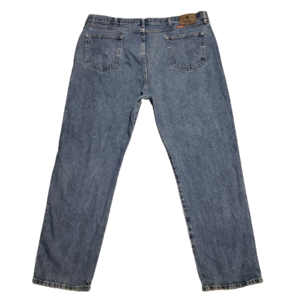 Wrangler Regular Fit Blue Jeans Men's 46x32 Western Denim Cowboy Outdoor Classic